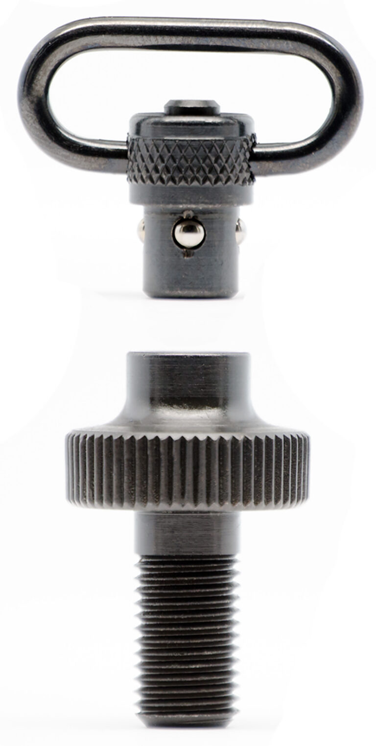 GrovTec US Inc GTSW308 Mag Cap  Shotgun 1" Push Button Black Oxide Mossberg 500 12 Gauge Steel