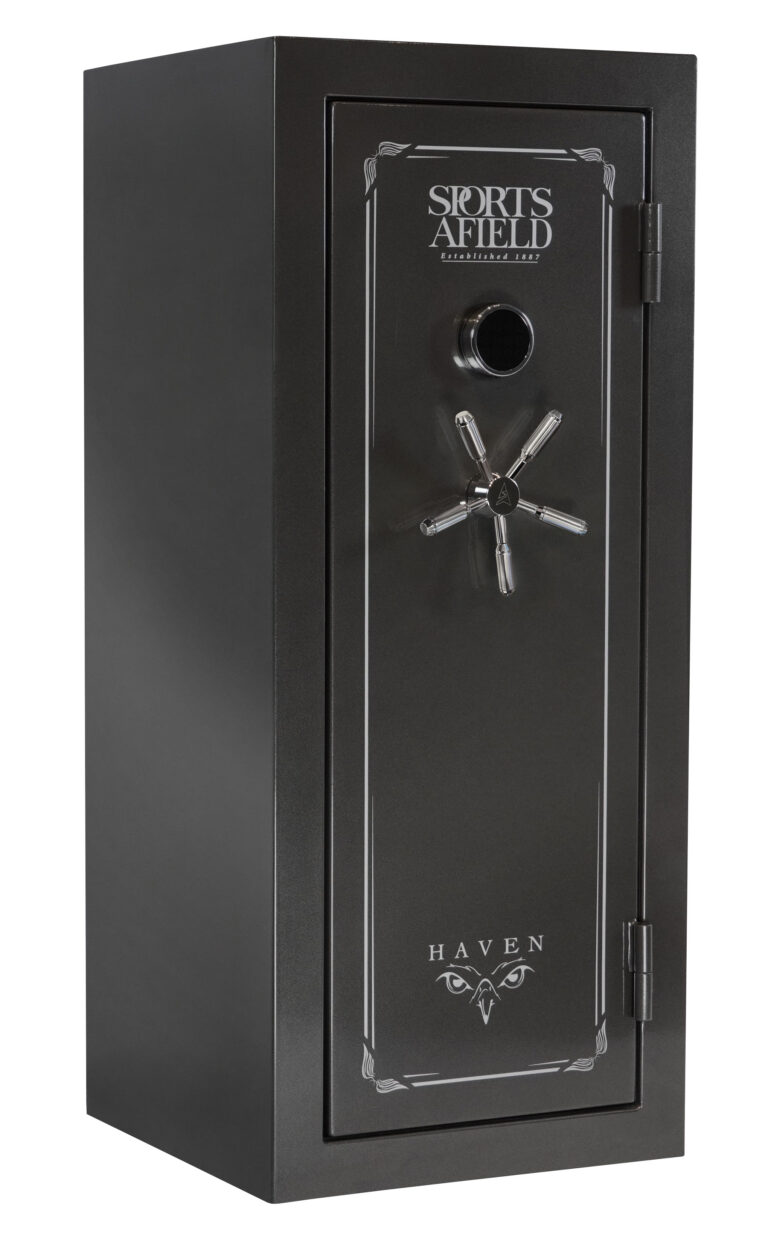 Sports Afield SECSA5925HXS Haven Electronic Keypad/Key Entry Dark Gray Metallic Steel Holds 24 + 4 59" H x 25" W x 24" D Fireproof- Yes