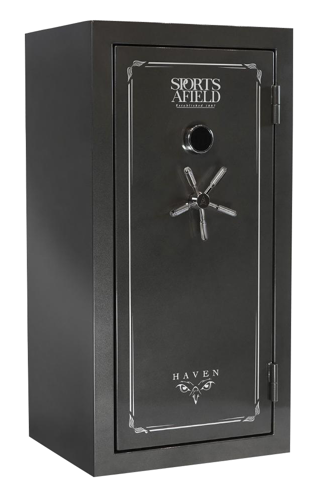 Sports Afield SECSA5930HX Haven Electronic Keypad/Key Entry Dark Gray Metallic Steel Holds 36 + 6 59" H x 30" W x 25" D Fireproof- Yes