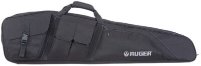 Ruger 27932 Defiance Tactical Rifle Case  42″ Black Endura with Ruger Logo, Carry Handle, Knit Lining, Mag Pocket, Accessory Pockets & Lockable Zipper