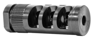 GrovTec US Inc GTHM315 G-Comp Muzzle Compensator Black Nitride Steel with 1/2″-28 tpi Threads for 223 Cal