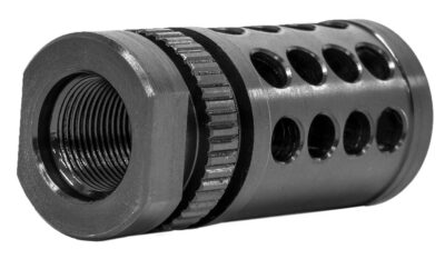 GrovTec US Inc GTHM318 G-Nite Flash Suppressor Black Nitride Steel with 5/8″-24 tpi Threads for 308 Cal