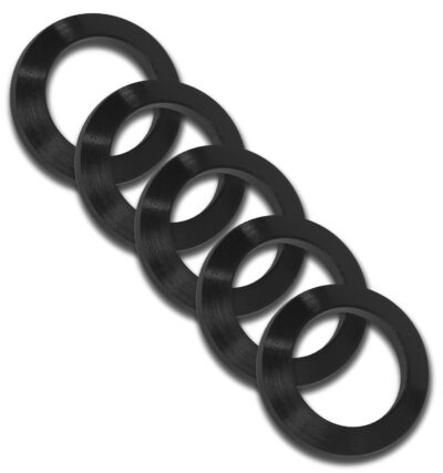 GrovTec US Inc GTHM319 Crush Washer  223 Cal Black Nitride Steel 1/2″-28 tpi Rifle 5 Per Pack