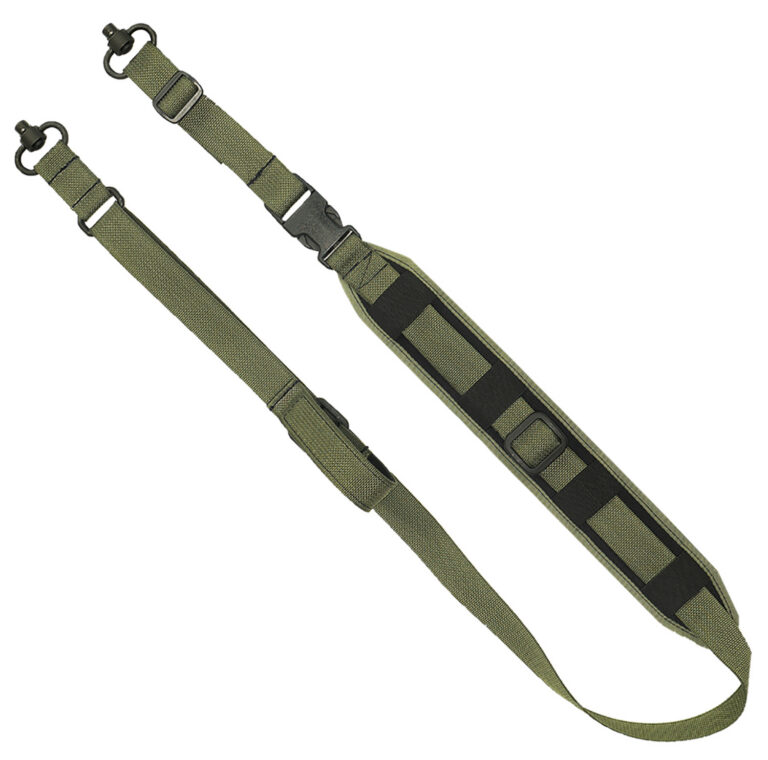 GrovTec US Inc GTSL130 QS 2-Point Sentinel OD Green Adjustable Rifle/Shotgun