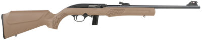 Rossi RS22L1811B RS22  Full Size 22 LR 10+1 18″ Matte Black Matte Black Steel Receiver Brown Monte Carlo Stock Right Hand