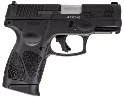 Taurus 1G3C931MA G3C *MA Compliant 9mm Luger Caliber with 3.26″ Barrel, 10+1 Capacity, Black Finish Picatinny Rail Frame, Serrated Matte Black Tenifer Steel Slide & Polymer Grip Includes 3 Mags