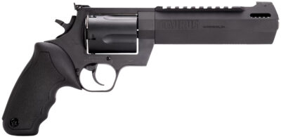 Taurus 2460061RH Raging Hunter  460 S&W Mag 5rd 6.75″ Matte Black Barrel Matte Black Oxide Steel Cylinder & Frame Black Rubber with  Integrated Cushion Insert Grip