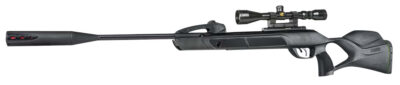 Gamo 611003865554 Swarm Magnum 10X Gen 3 Gas Piston 22 10rd Shot Black Black Steel Barrel Black Receiver Black All Weather Lightweight Thumbhole Stock Scope 3-9x40mm