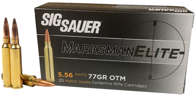 SIG AMMO 5.56 NATO 77GR ELITE MATCH OTM 20/10