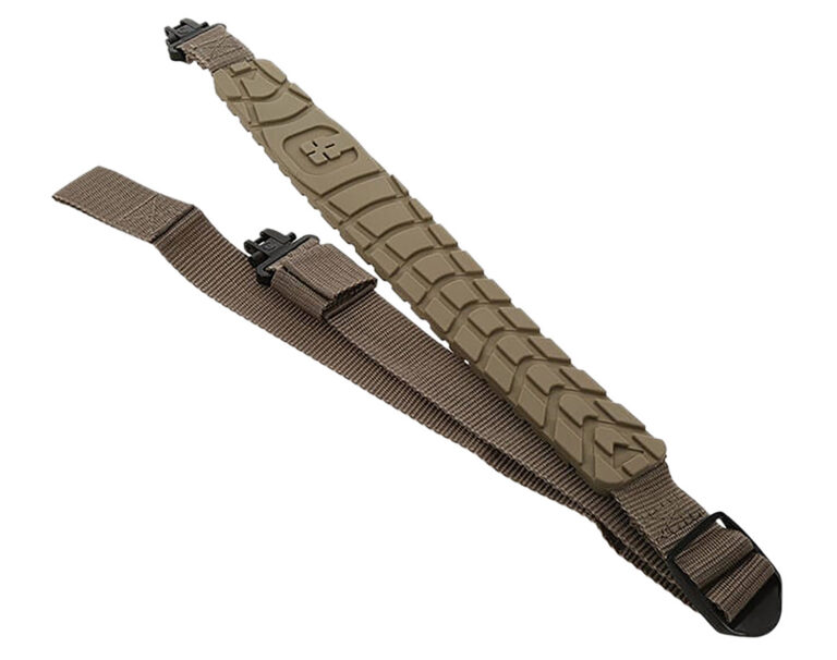 Caldwell 1131996 Max Grip Slim Sling Flat Dark Earth 20"- 41" OAL Adjustable Rifle