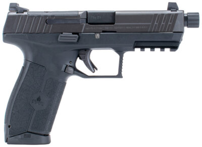 IWI US M9ORP10T MASADA Tactical 9mm Luger 10+1 4.60″ Black Button Rifled/Threaded Steel Barrel/Black Optic Ready/Serrated Slide/Black Polymer Frame w/Picatinny Rail/Black Polymer Grips Ambidextrous