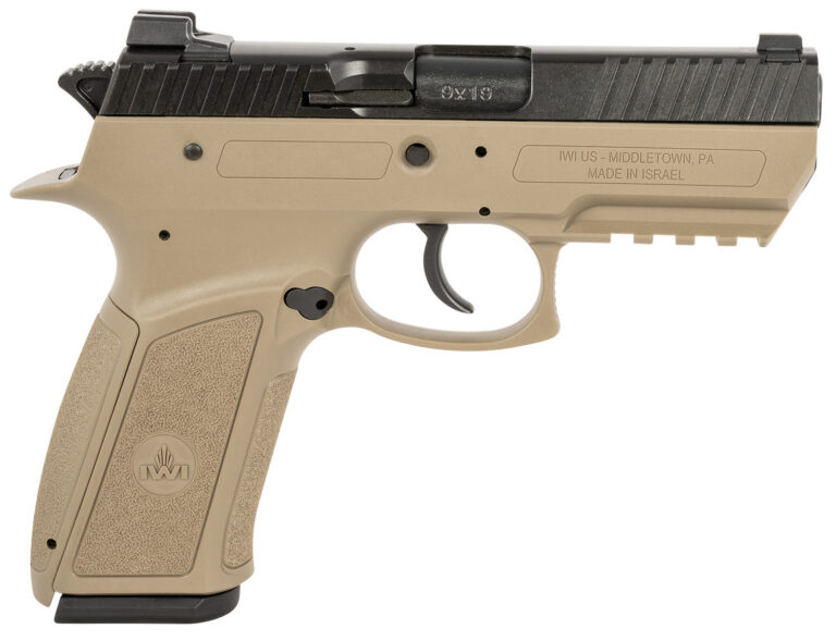 JERICHO 941 ENHANCED Pistol- 9mm 3.8in Barrel 2-17RD FDE Poly Mid-Size