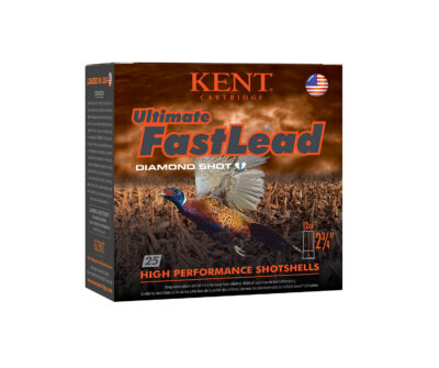 Kent Cartridge K122UFL424 Ultimate Fast Lead 12Gauge 2.75″ 1 1/2oz 4Shot 25 Per Box/10 Case