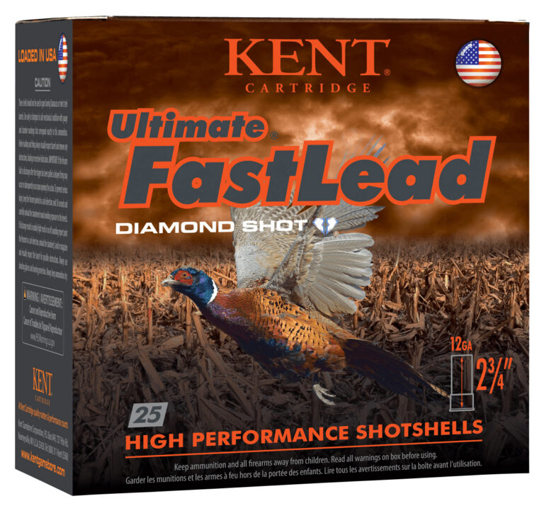 Kent Cartridge K122UFL364 Ultimate Fast Lead 12Gauge 2.75" 1 1/4oz 4Shot 25 Per Box/10 Case