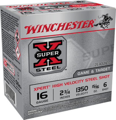 Winchester Ammo WE16GT6A Super X Xpert High Velocity 16Gauge 2.75″ 15/16oz 6Shot 25 Per Box/10 Case