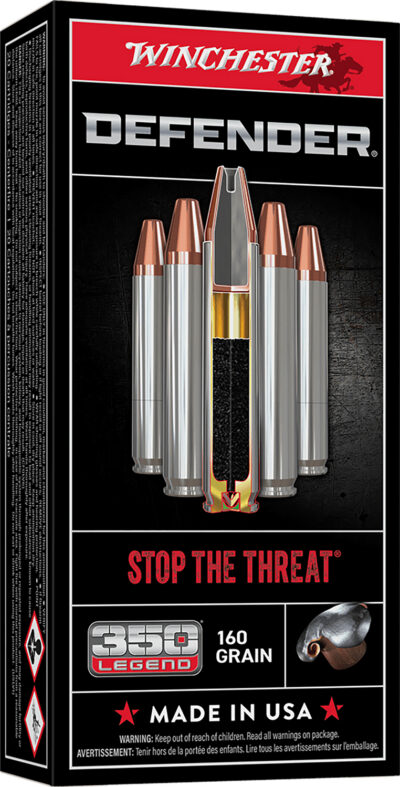 Winchester Defender Rifle Ammo 350 Legend 160 gr. Bonded PHP 20 rd.