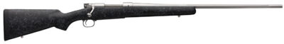 Winchester Guns 535242299 Model 70 Extreme Weather 6.8 Western Caliber with 3+1 Capacity, 24″ Barrel, Matte Stainless Metal Finish & Gray Webbed Black Fixed Bell & Carlson Stock Right Hand (Full Size)