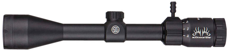 SIG BUCKMSTRS SCOPE 3-12X44 BDC BLK