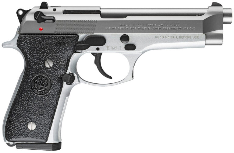Beretta USA JS92F520 92 FS Italy Inox 9mm Luger 4.90" 10+1 Stainless Steel Black