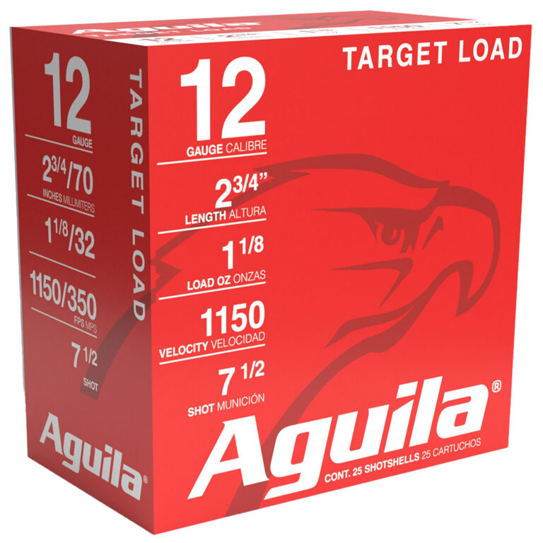 AGU TARGET LIGHT 12GA 2.75 1-1/8OZ #7.5 25; 10 rounds