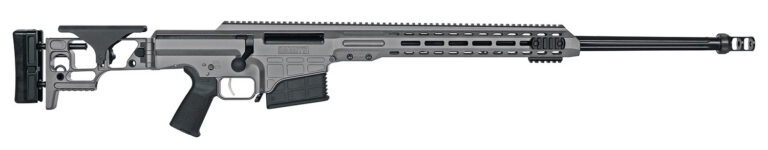 MRAD Folding Stock 338 Lapua Magnum 26'' Fluted W (2) 10RND Tungsten Grey