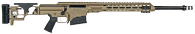 Barrett 18491 MRAD  308 Win 22″ 10+1 Flat Dark Earth Cerakote Flat Dark Earth Folding with Adjustable LOP Stock Black Polymer Grip Right Hand