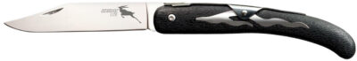 Cold Steel CS20KJ Kudu Lite 4.25″ Folding Plain Polished 5Cr15MoV SS Blade/Black Woodgrain Zy-Ex Handle