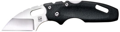 Cold Steel CS20MT Tuff Lite  Mini 2″ Folding Sheepsfoot Plain 4034 SS Blade, 3″ Black Griv-Ex Handle, Includes Pocket Clip