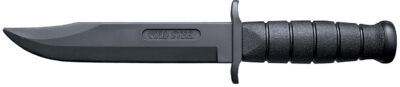 Cold Steel CS92R39LSF Leatherneck SF Trainer 7″ Fixed Plain Santoprene Blade/5″ Black Santoprene Handle