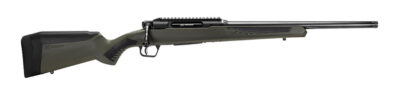 Savage Arms 57654 Impulse Hog Hunter 6.5 Creedmoor 4+1 Matte Black 20″ Threaded Barrel/Rec, Matte OD Green Fixed AccuStock with AccuFit, Includes Detachable Box Mag