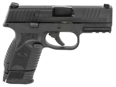 FN 66100815 509 Compact 9mm Luger 3.70″ Barrel 12+1 Or 15+1, Matte Black Polymer Frame With Mounting Rail, Matte Black Stainless Steel Slide, No Manual  Safety