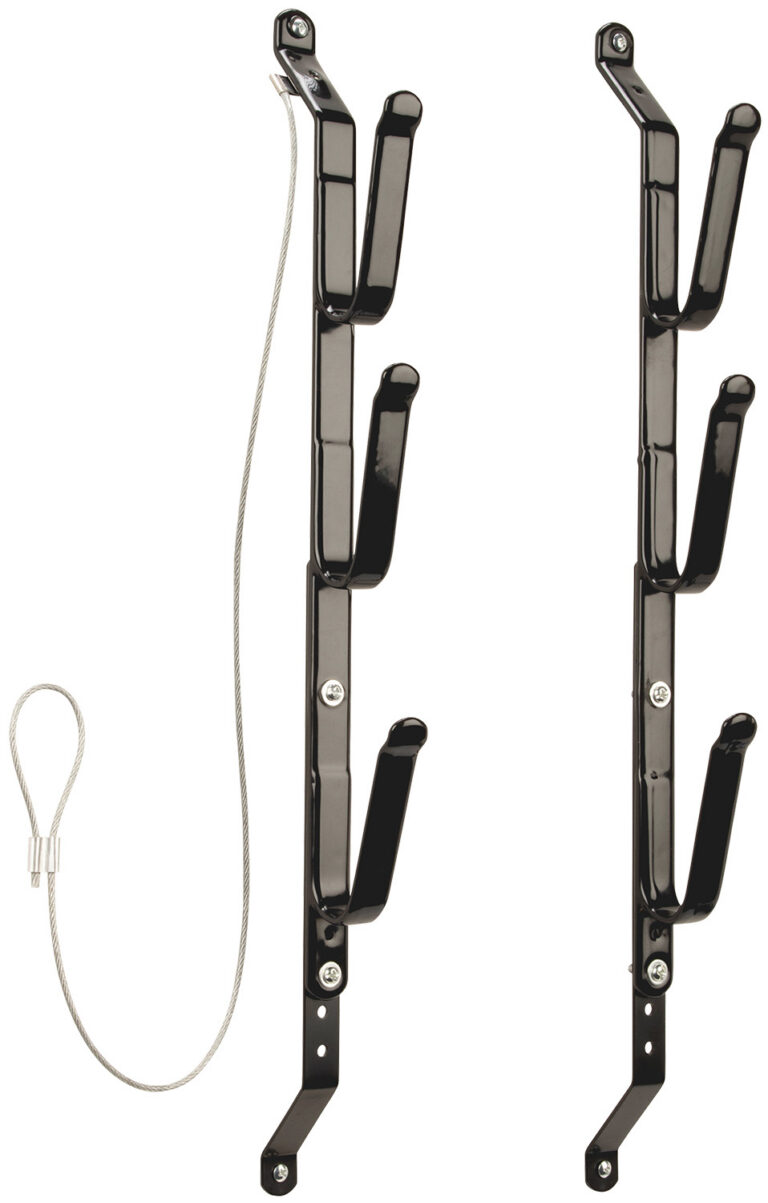 3-GUN LOCKING CAR GUN RACK STEEL