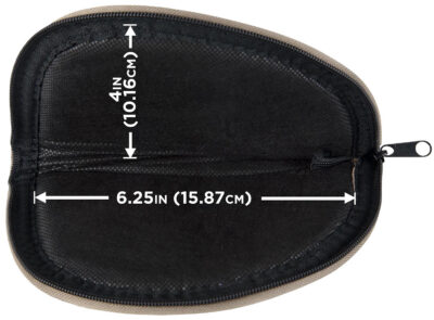 Allen 726 Pistol Case  6″ Long Earth Tone Holds Handgun Endura