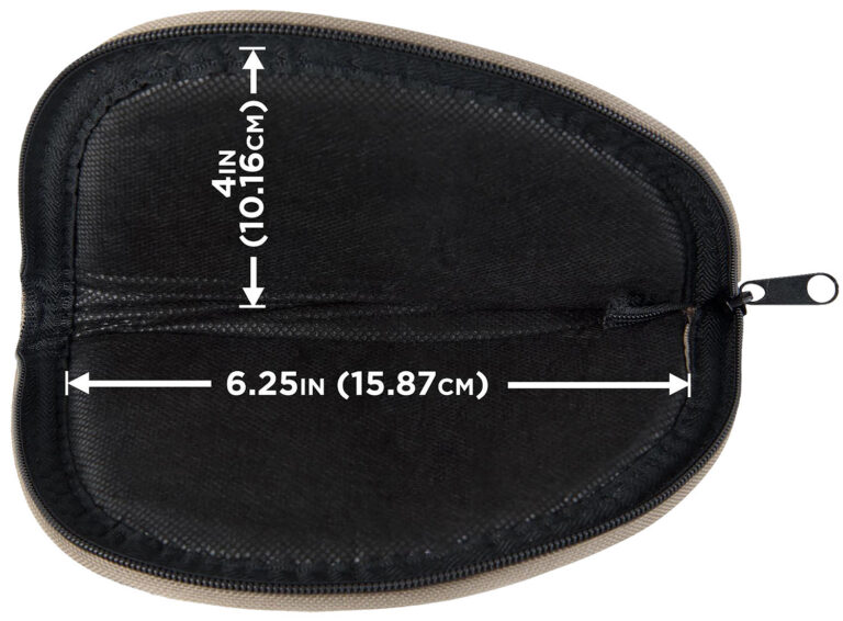 Allen 726 Pistol Case 6" Long Earth Tone Holds Handgun Endura