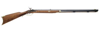 Traditions R26128101 Crockett Muzzleloader 32 Cal Percussion 32″ Blued Hardwood