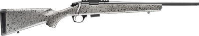 Bergara Rifles BMR003 BMR  Full Size 22 WMR 5+1/10+1 18″ Matte Blued Steel Threaded Barrel & Drilled & Tapped Steel Receiver, Fixed Gray/Black Speckled Synthetic Stock