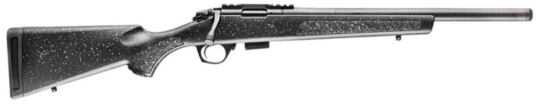 Bergara Rifles BMR004 BMR Carbon Fiber Full Size 22 WMR 5+1/10+1 20" Matte Blued Carbon Fiber/Steel Threaded Barrel & Drilled & Tapped Steel Receiver, Fixed Black/Gray Speckled Synthetic Stock