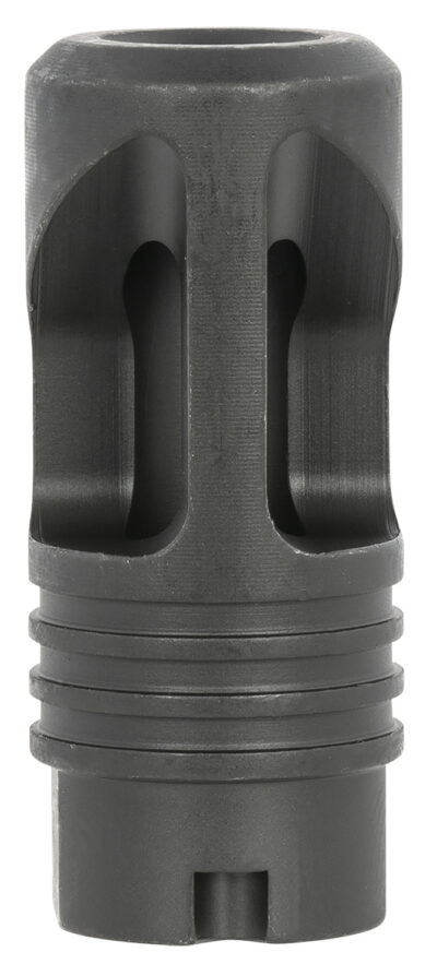 LBE Unlimited AK47-DP Dual Port Flash Hider Black with 14×1 LH Threads AK-Platform