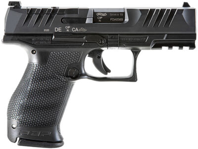 Walther Arms 2851229 PDP Compact Optic Ready 9mm Luger 4″ 15+1 Black Black Steel Slide Performance Duty Textured Black Polymer Grip