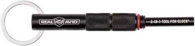 Real Avid AVGLOCK21 2-In-1 Tool Black Steel Handgun Fits Glock Knurled Handle