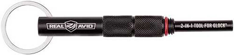 Real Avid AVGLOCK21 2-In-1 Tool Black Steel Handgun Fits Glock Knurled Handle