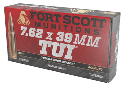Fort Scott Munitions Rifle Ammo 7.62x39mm 117 gr. TUI SCS 20 rd.