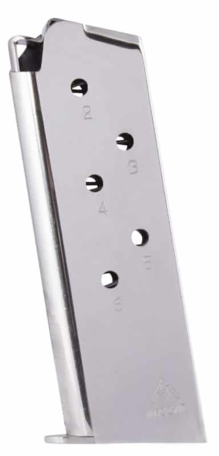 Mec-Gar MGCO4506N 1911 6rd 45 ACP Fits 1911 Officer Nickel Carbon Steel
