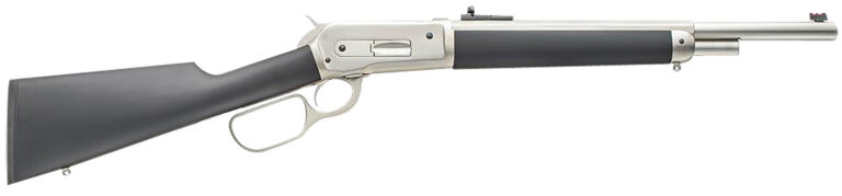Chiappa Firearms 920355 1886 Kodiak 45-70 Gov 4+1, 18.50" Barrel, Steel Barrel/ Receiver w/ Matte Chrome Coating, Black Rubber Coated Walnut Stock, Right Hand