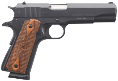 Charles Daly 440111 1911 Field Grade 45 ACP 8+1 5″ Stainless Steel Barrel, Black Serrated Steel Slide, Black Steel Frame w/Beavertail, Walnut Diamond Checkered Grip