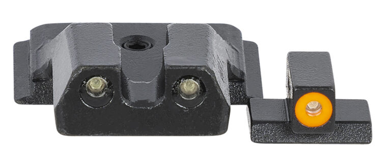 ML41770 HYPER-BRIGHT FOR S&W M&P SHIELD PISTOLS FRONT ORANGE RING/ REAR GRE
