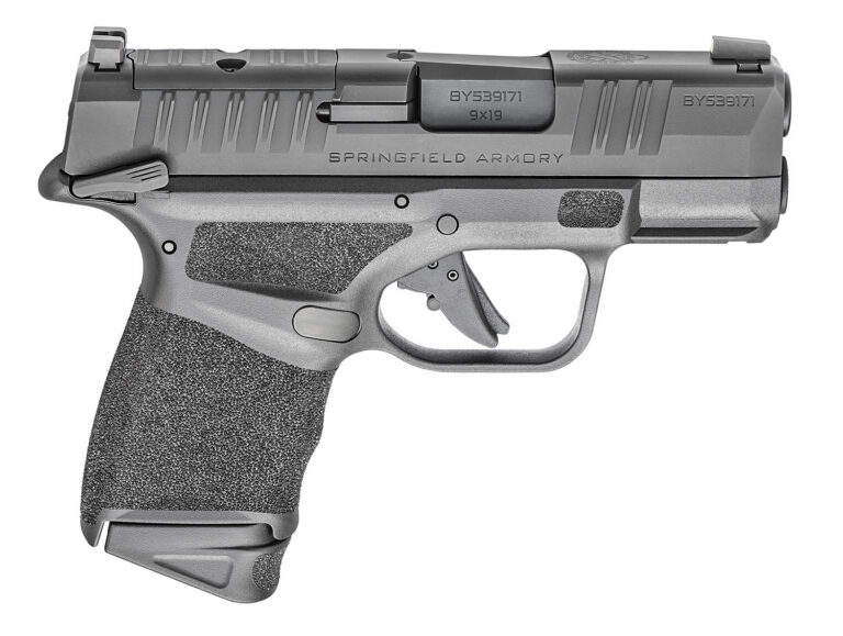 Springfield Armory HC9319BOSPMS Hellcat OSP Micro-Compact 9mm Luger 11+1/ 13+1 3" Black Melonite Barrel, Black Melonite Optic Ready/Serrated Slide, Black Polymer Frame w/Picatinny Rail Black Polymer w/Adaptive Texture Grips Right Hand