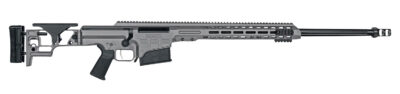 Barrett 18498 MRAD  6.5 Creedmoor 24″ 10+1 Tungsten Gray Cerakote Gray Fixed Adjustable Comb Stock Black Polymer Grip Right Hand