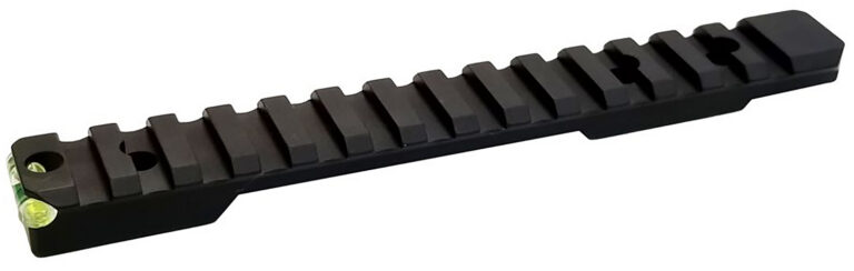 Talley PLM700ACI Picatinny Rail w/Anti-Cant Indicator Black Anodized Aluminum Christensen Arms Ridgeline Long Action 20 MOA