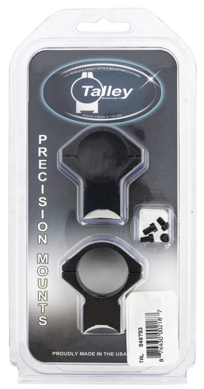 Talley 940793 Scope Mount/Ring Combo  Black Anodized Aluminum 1″ Tube Savage 93R/B.Mag/Mark II Medium Rings 0 MOA